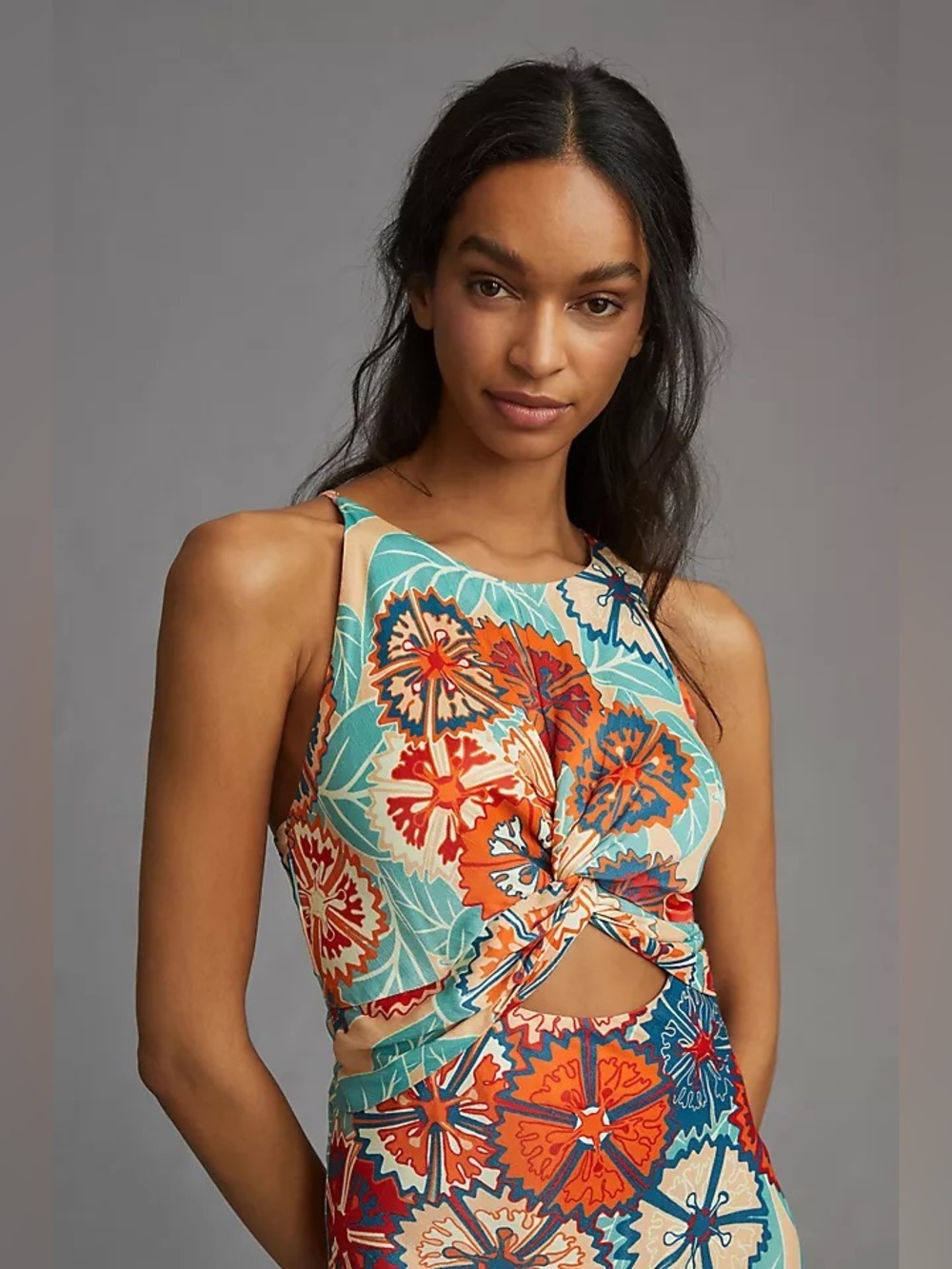 Conditions Apply Bias Slim Midi Dress - Picture 4 of 8
